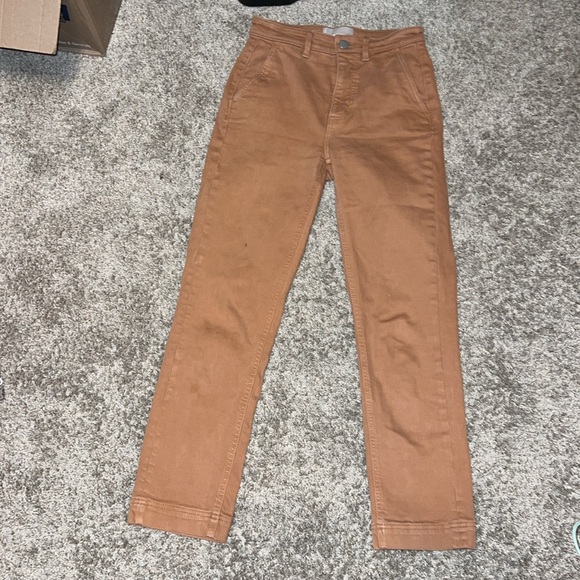 Everlane The Slim Leg Crop Tawny Size 0 - Picture 3 of 8